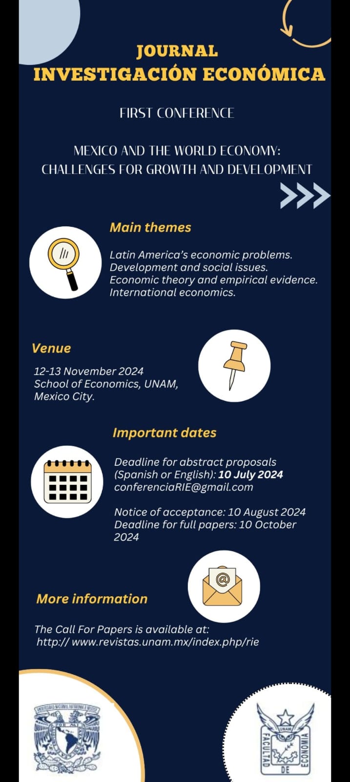 Investigacion Economica 1st Conference